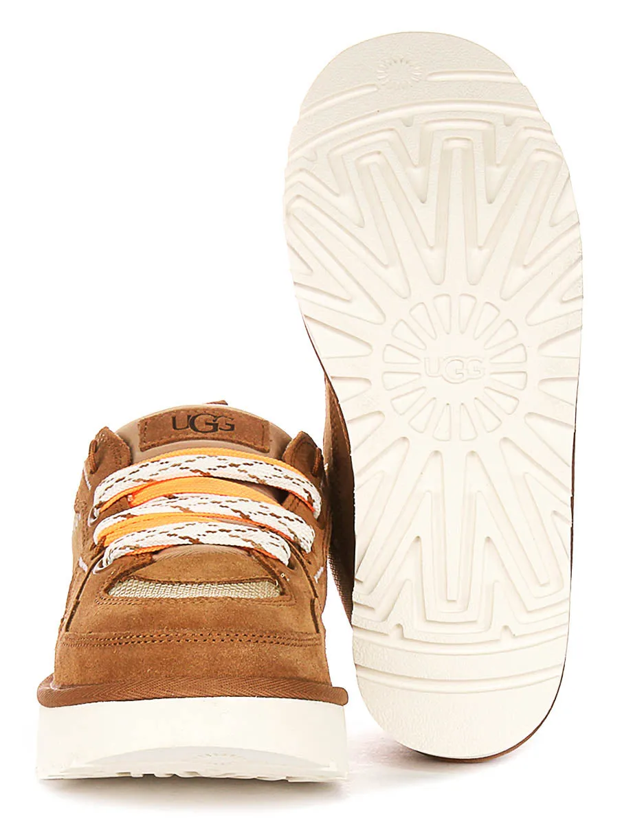 Ugg Australia M Lo Lowmel In Brown Beige For Men Silent Tread