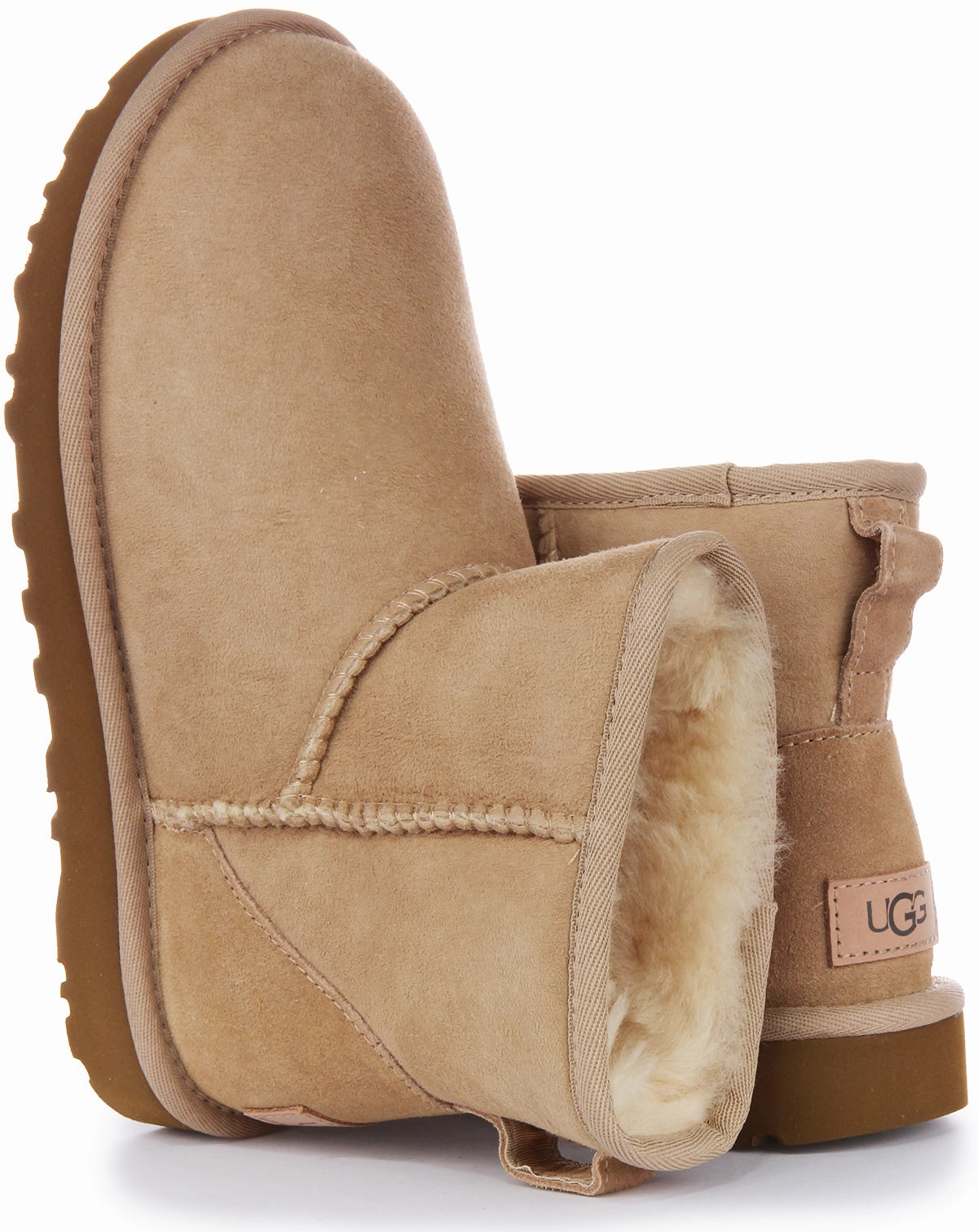 Ugg Australia Classic Mini 2 In Sand For Women Mountaineering Backpacks