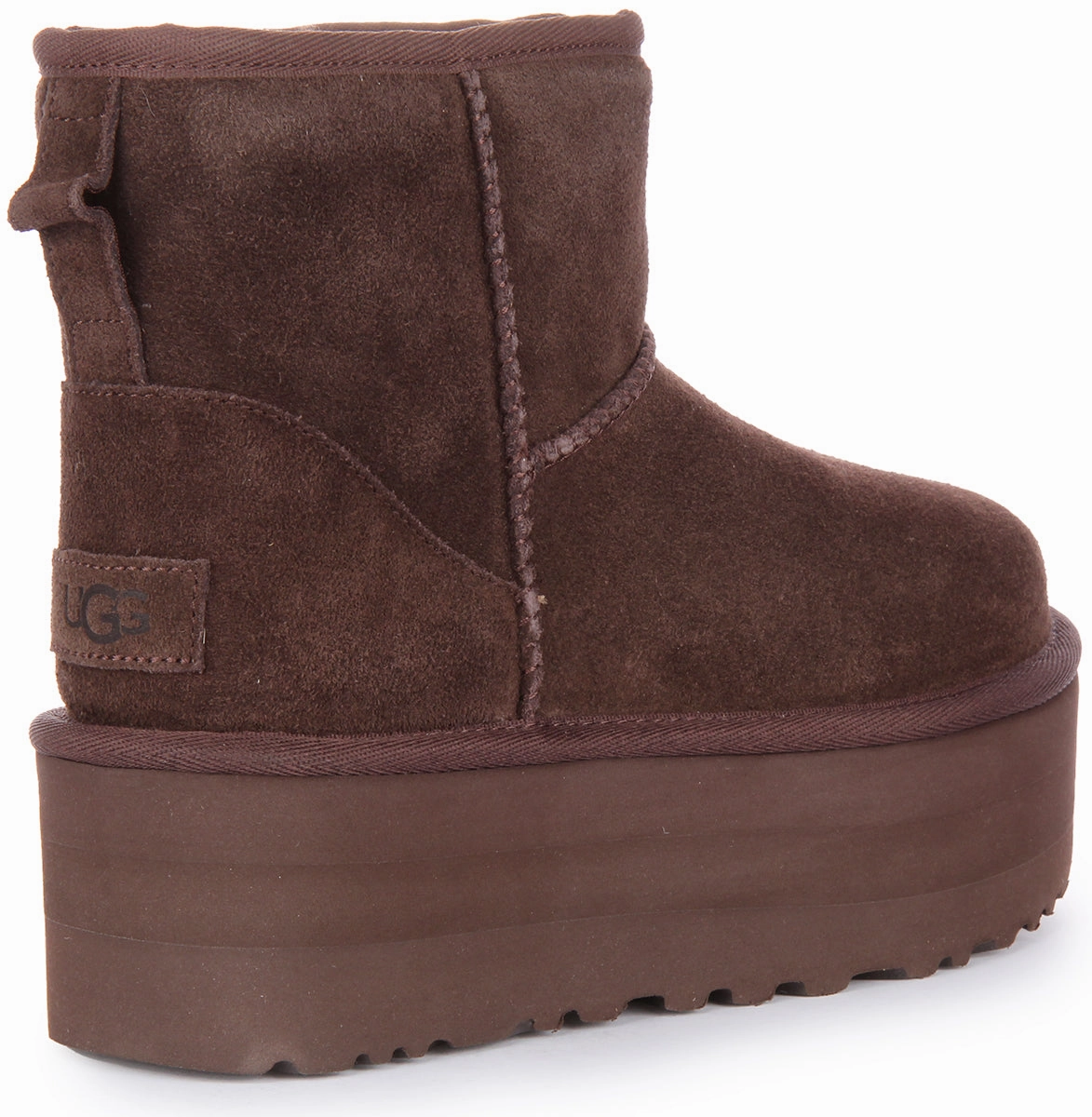 Ugg Australia Classic Mini Platform In Brown Quick Walk-Step