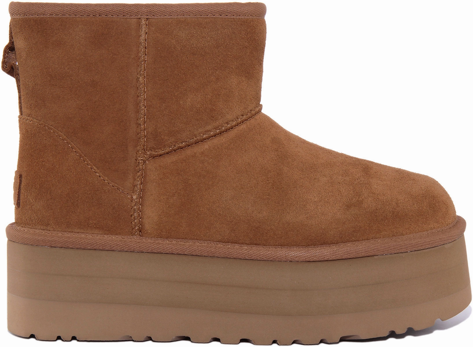 Ugg Australia Classic Mini Platform In Chestnut For Women Active Glide-In