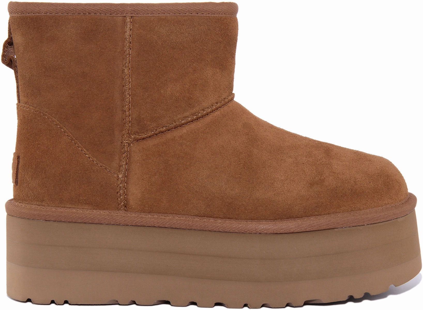 Ugg Australia Classic Mini Platform In Chestnut For Women Active Glide-In