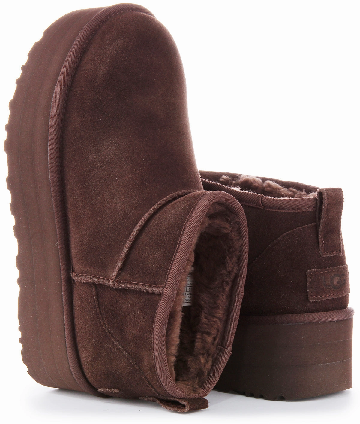 Ugg Australia Classic Ultra Mini In Dark Brown For Women Swift Flow