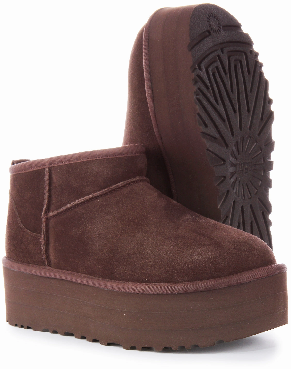 Ugg Australia Classic Ultra Mini In Dark Brown For Women Swift Flow