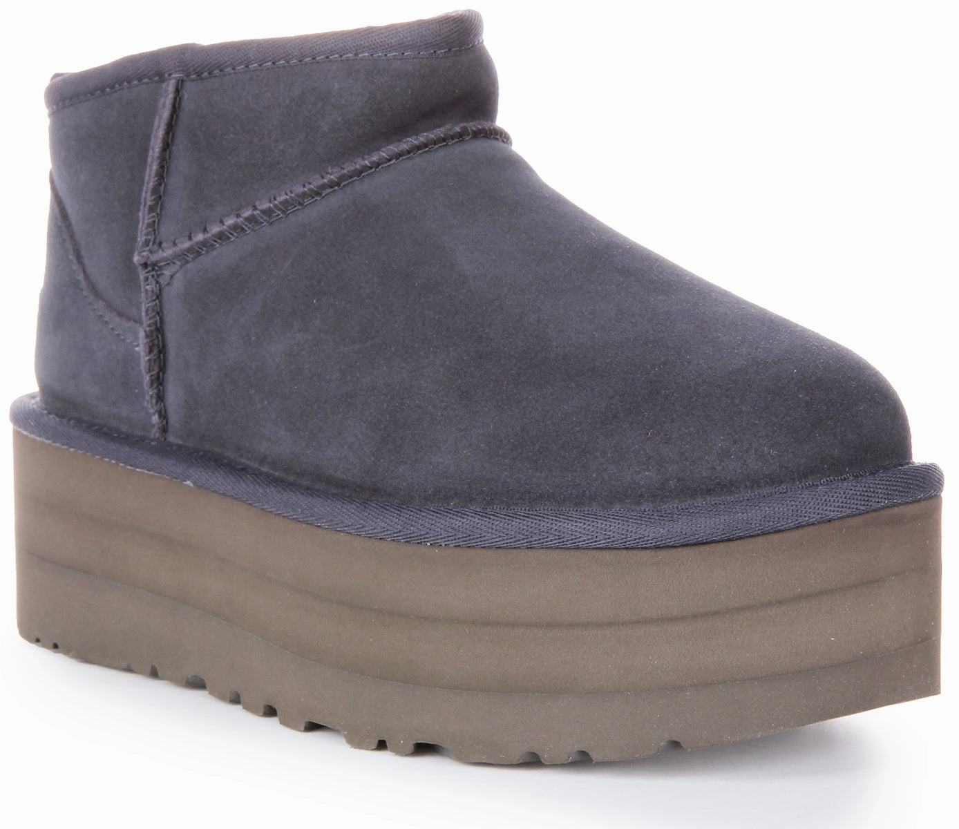 Ugg Australia Classic Ultra Mini Platform In Navy For Women Everyday Look Strike Hike