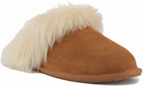 Root Hike Ugg Australia Scuff Sister Slippers In Chestnut For Women