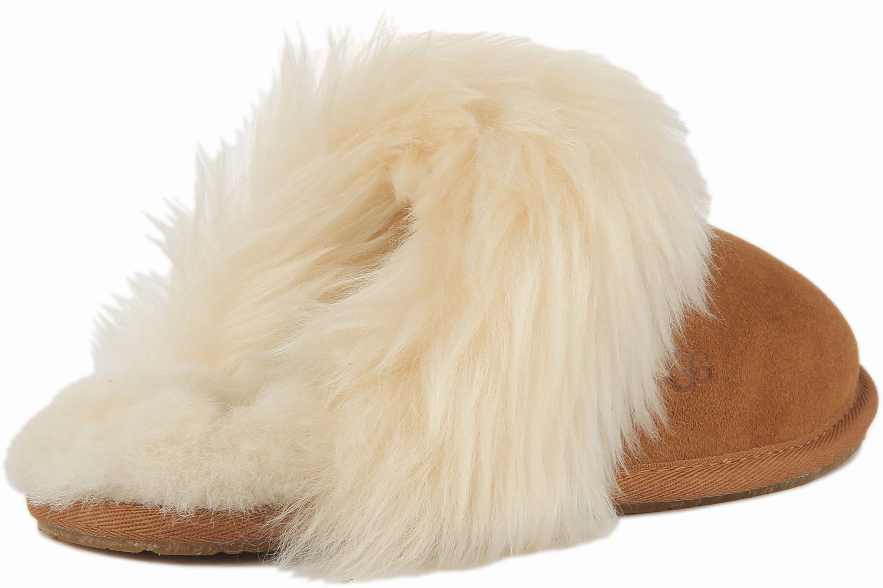 Ugg Australia Scuff Sister Slippers In Chestnut For Women Soft Glide Step-On Layer