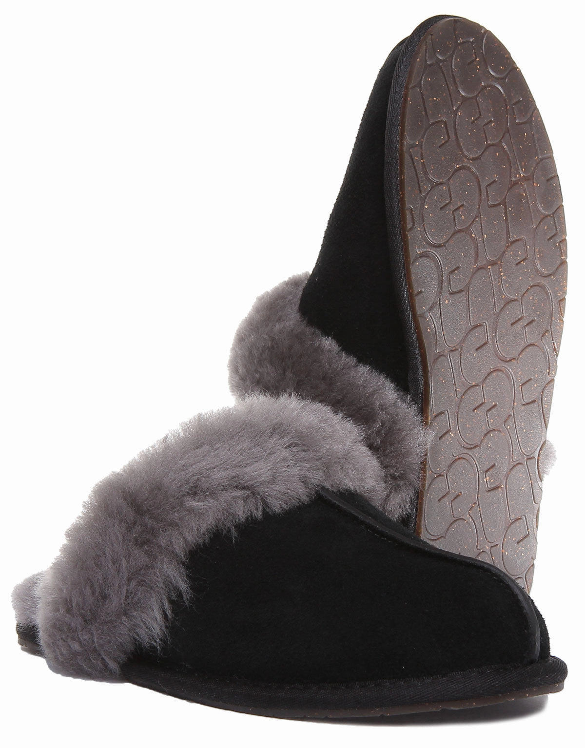 Ugg Australia Scuffette 2 In Black Grey For Women Urban Wear