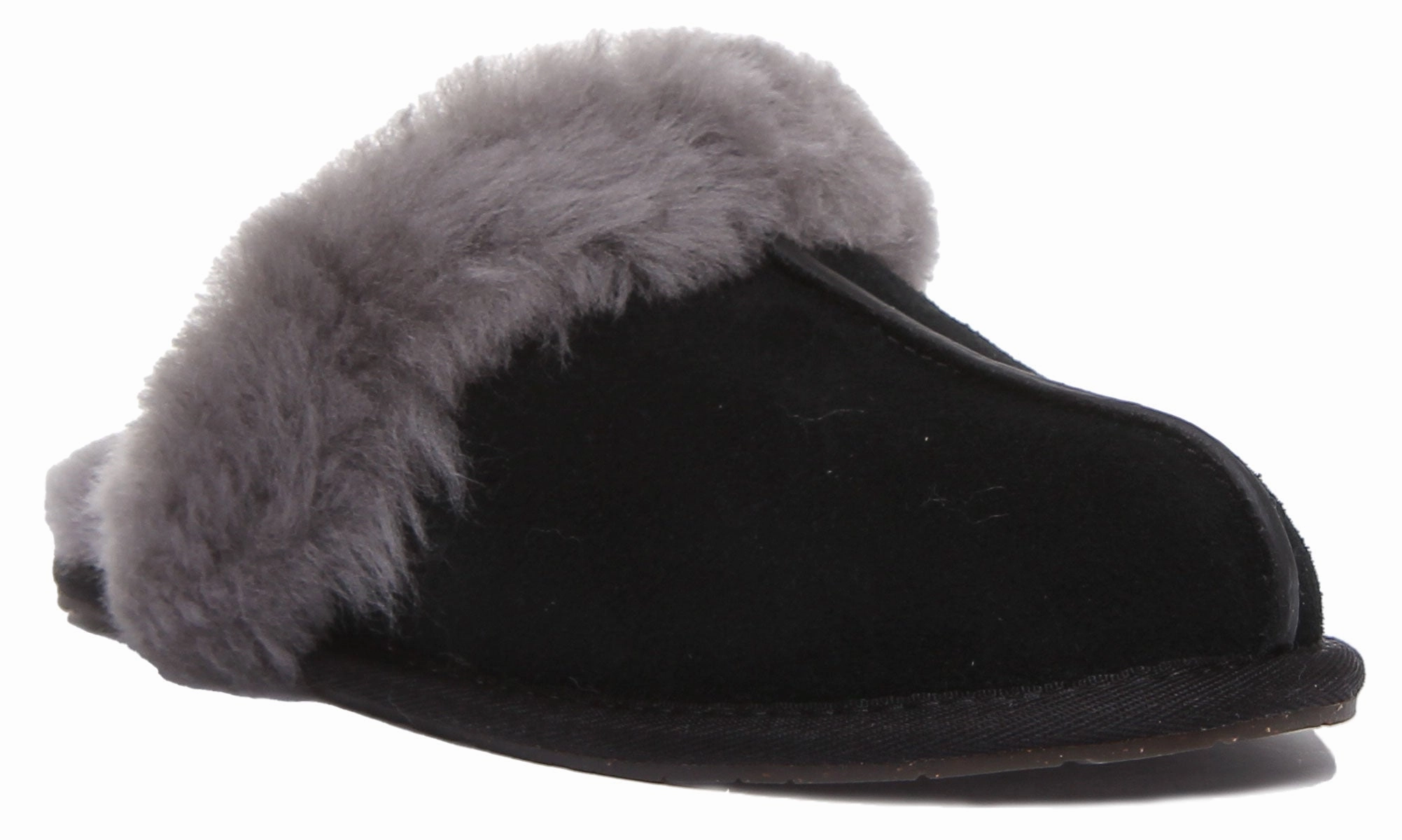 Ugg Australia Scuffette 2 In Black Grey For Women High-Quality Material