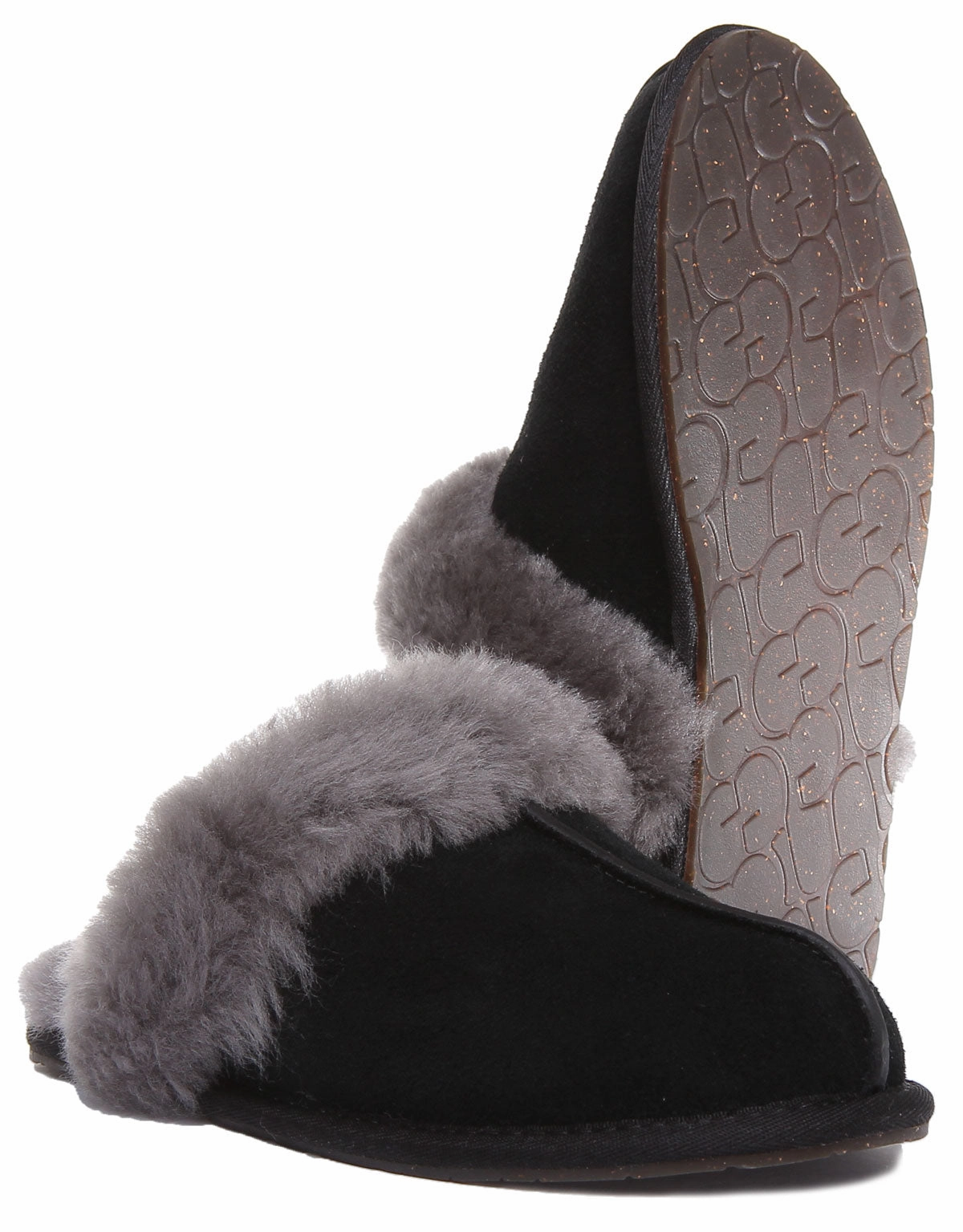 Ugg Australia Scuffette 2 In Black Grey For Women Urban Wear