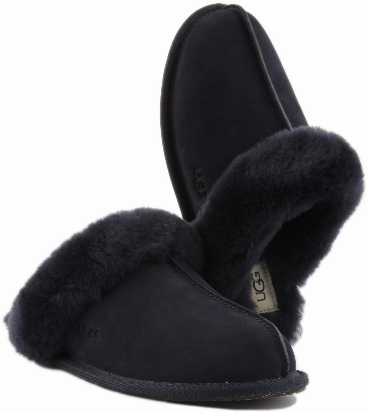 Ugg Australia Scuffette II Slippers In Navy For Women Flexible Pace