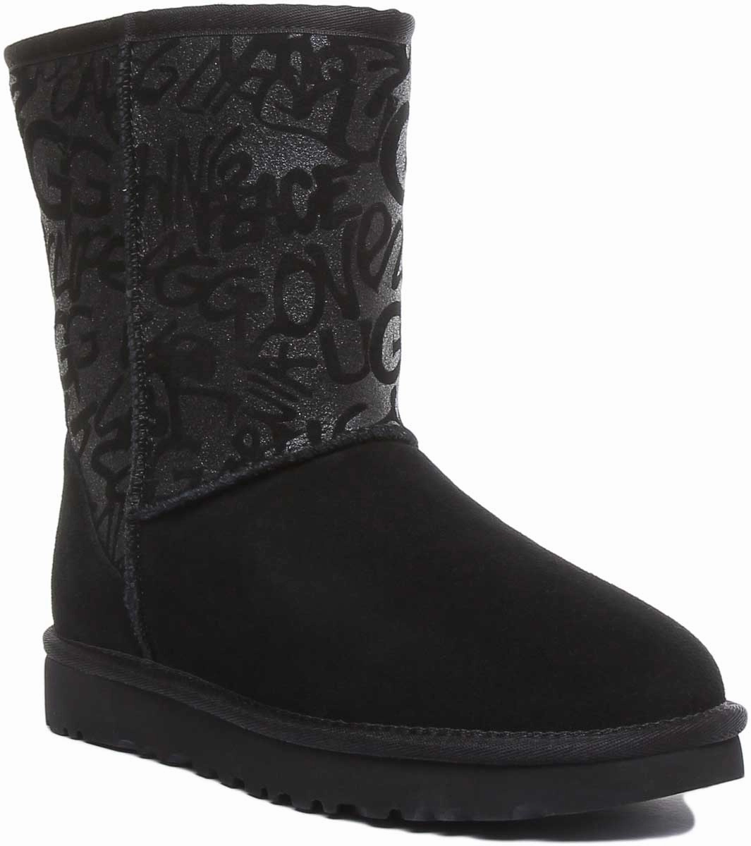 Ugg Australia Short Sparkle In Black Trail Fit Trail Journey