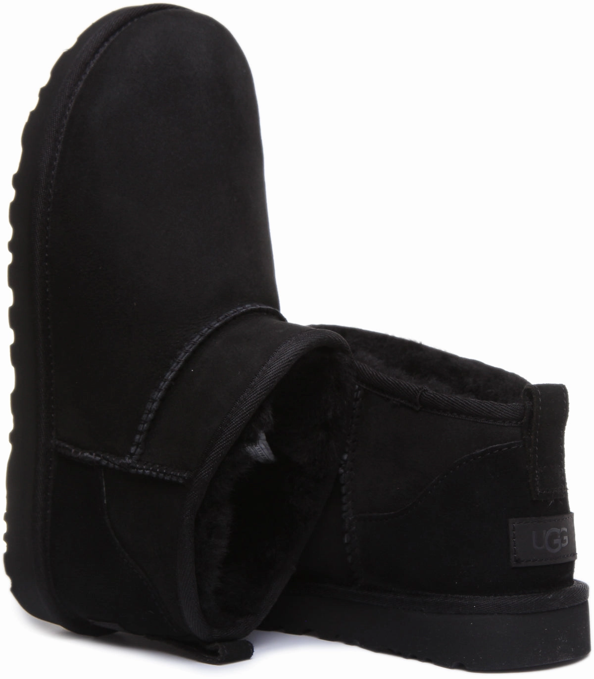 Ugg Australia Ultra Mini In Black For Women Trail Ready Shoes