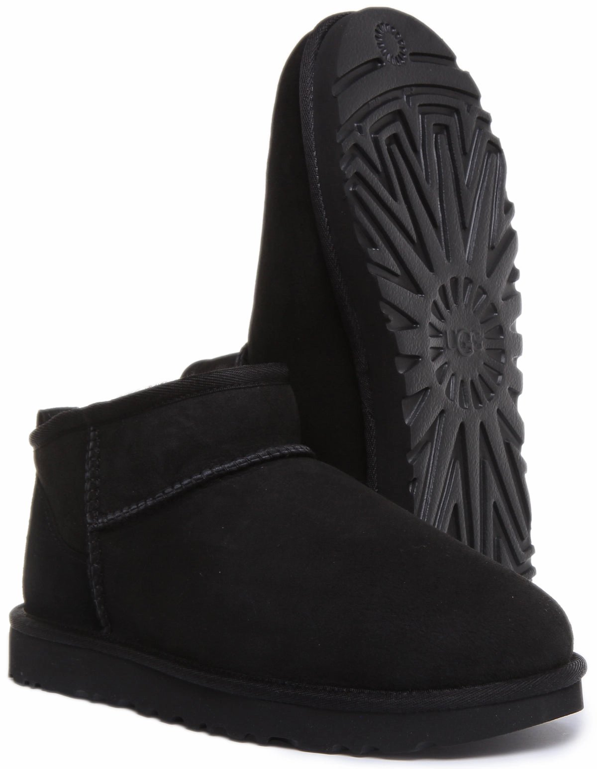 Ugg Australia Ultra Mini In Black For Women Trail Ready Shoes