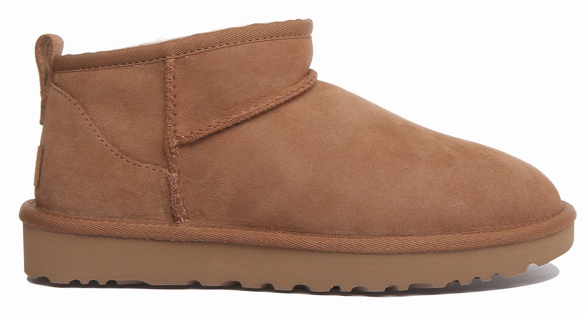Ugg Australia Ultra Mini In Chestnut Ultra lightweight