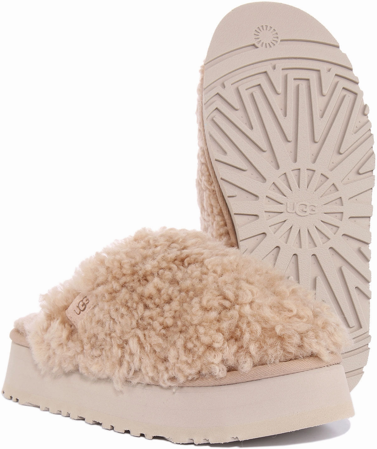 Ugg Australia W Maxi Cury In Sand For Women Urban Step Glide-In