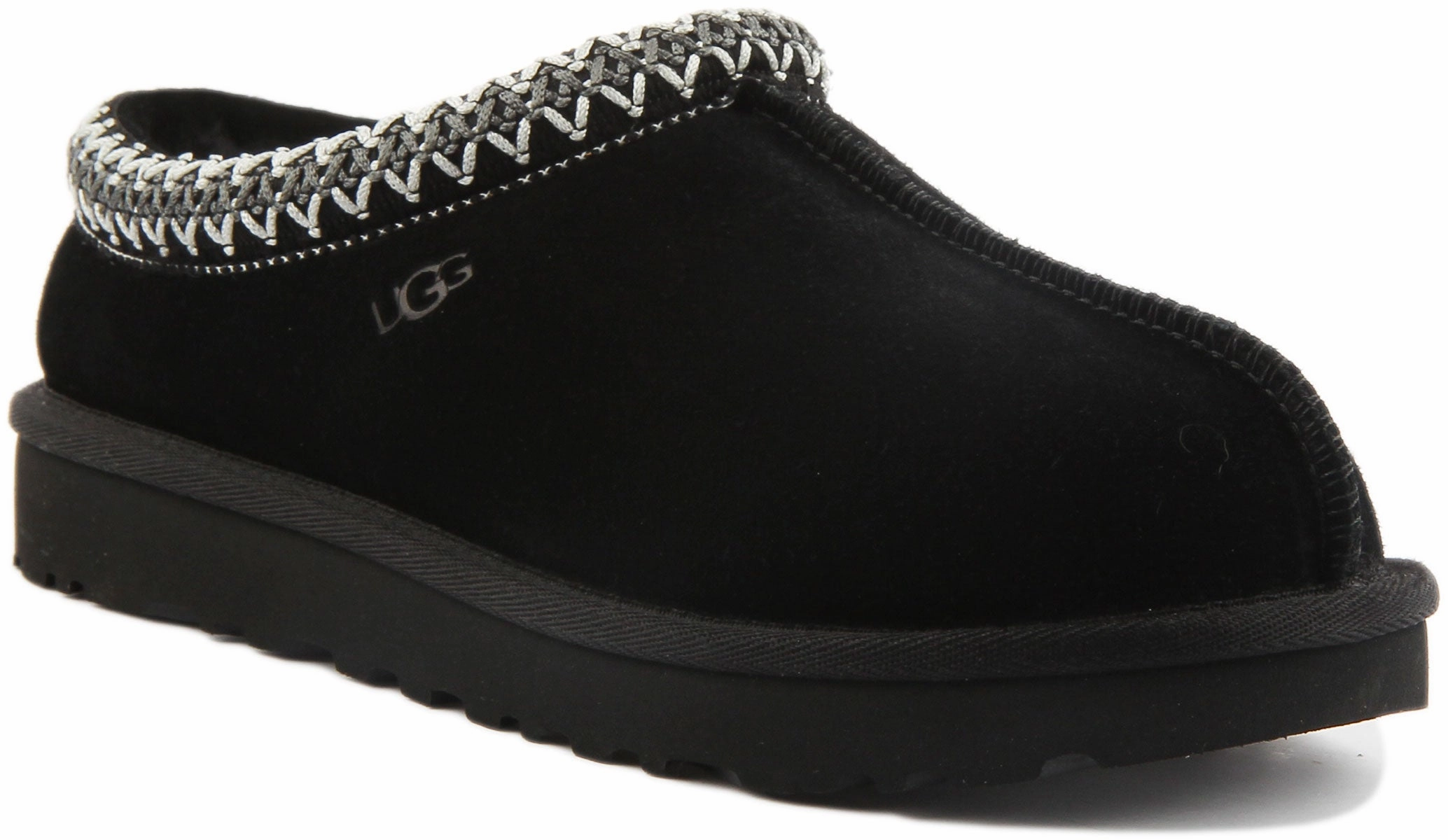 Friend Out Ultra Pace Ugg Tasman Sheepskin Slipper In Black For Women