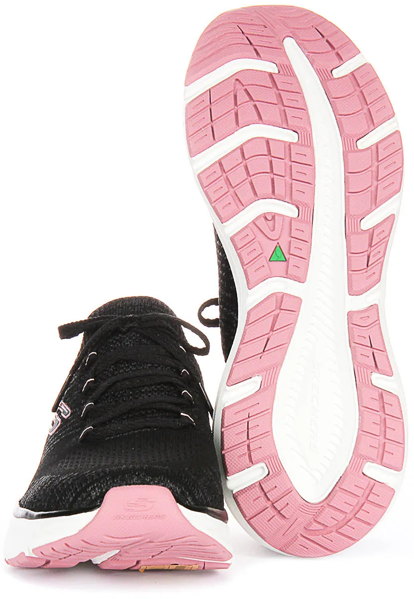 Ultimate Bounce Skechers Edgeride Impression In Black Pink For Women