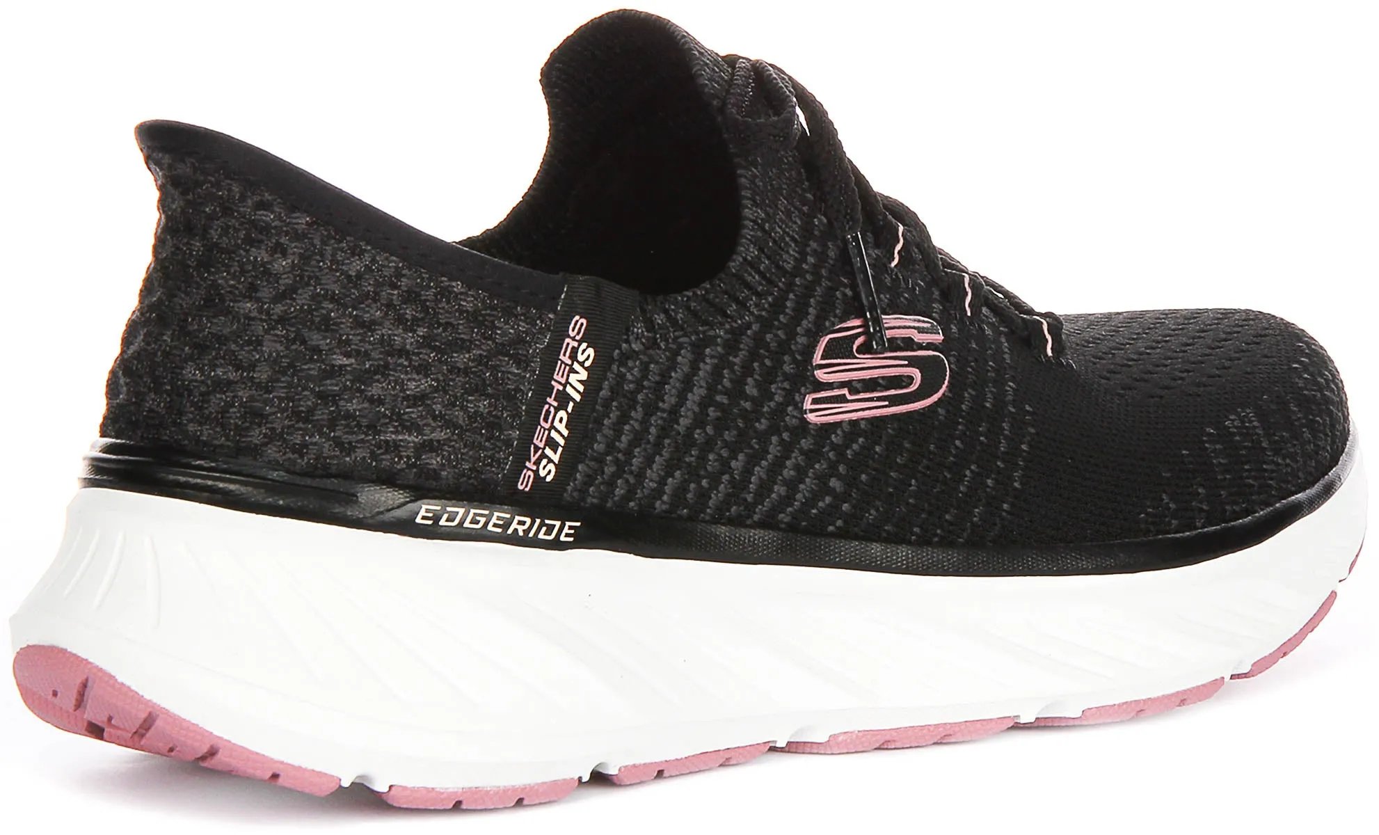 Ultimate Bounce Skechers Edgeride Impression In Black Pink For Women
