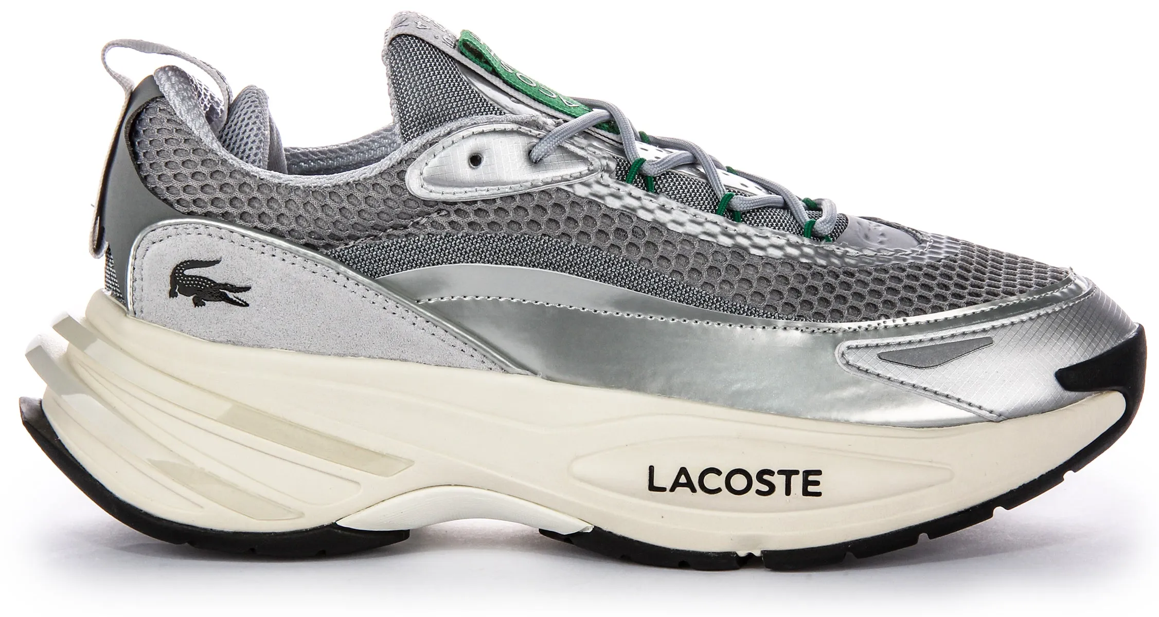 Ultra Breath Lacoste Audyssor 124 Trainers In Silver For Men