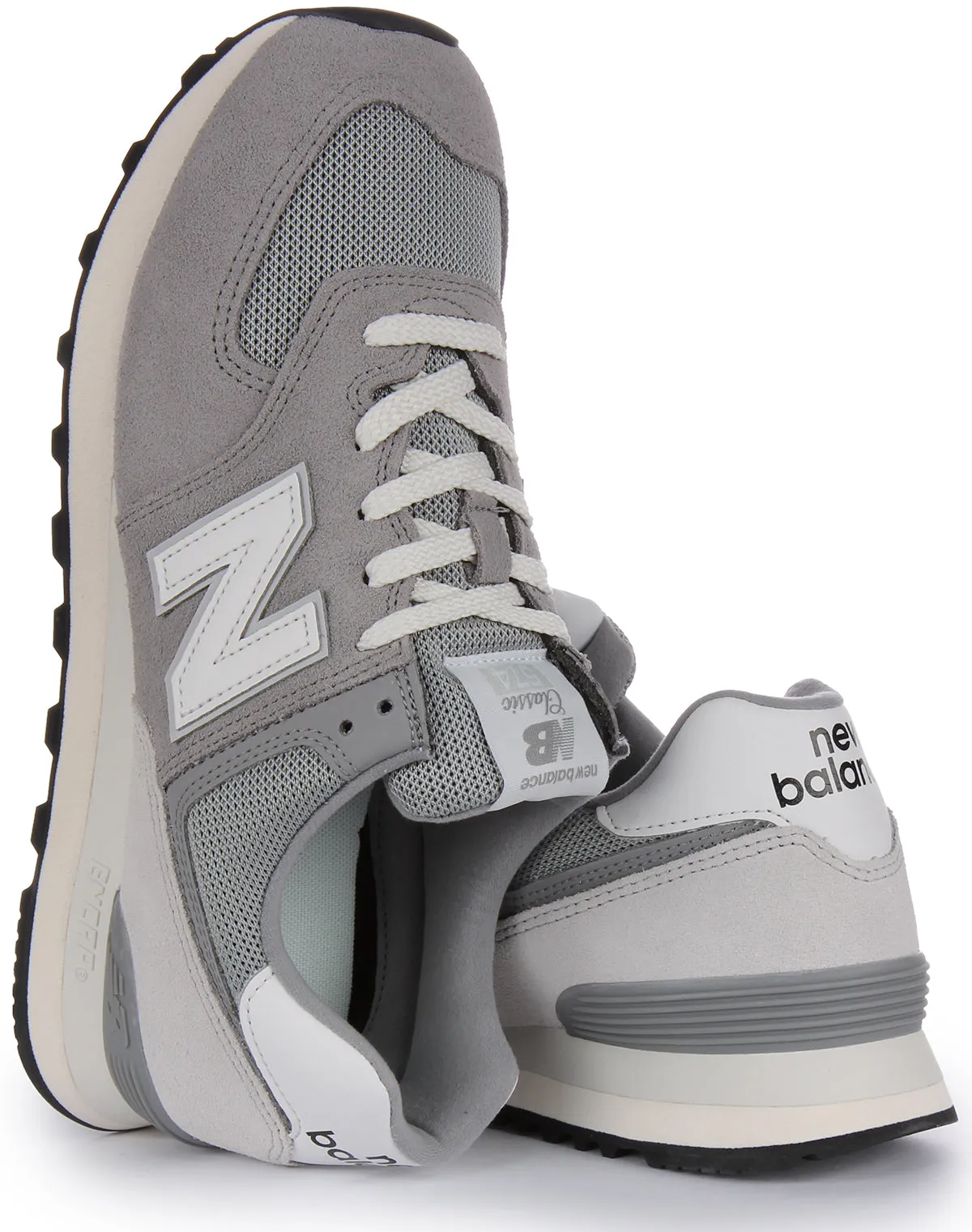 Ultra-Luxury New Balance U574 TG2 In Grey White