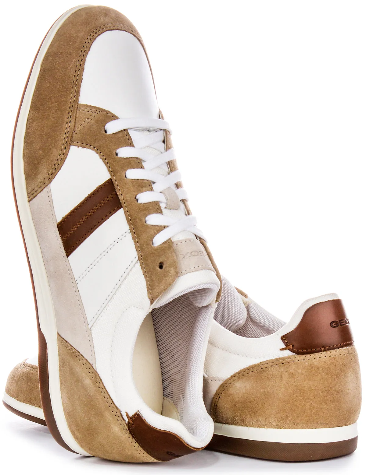 Ultra Resilience Geox U Renan A In White Brown For Men