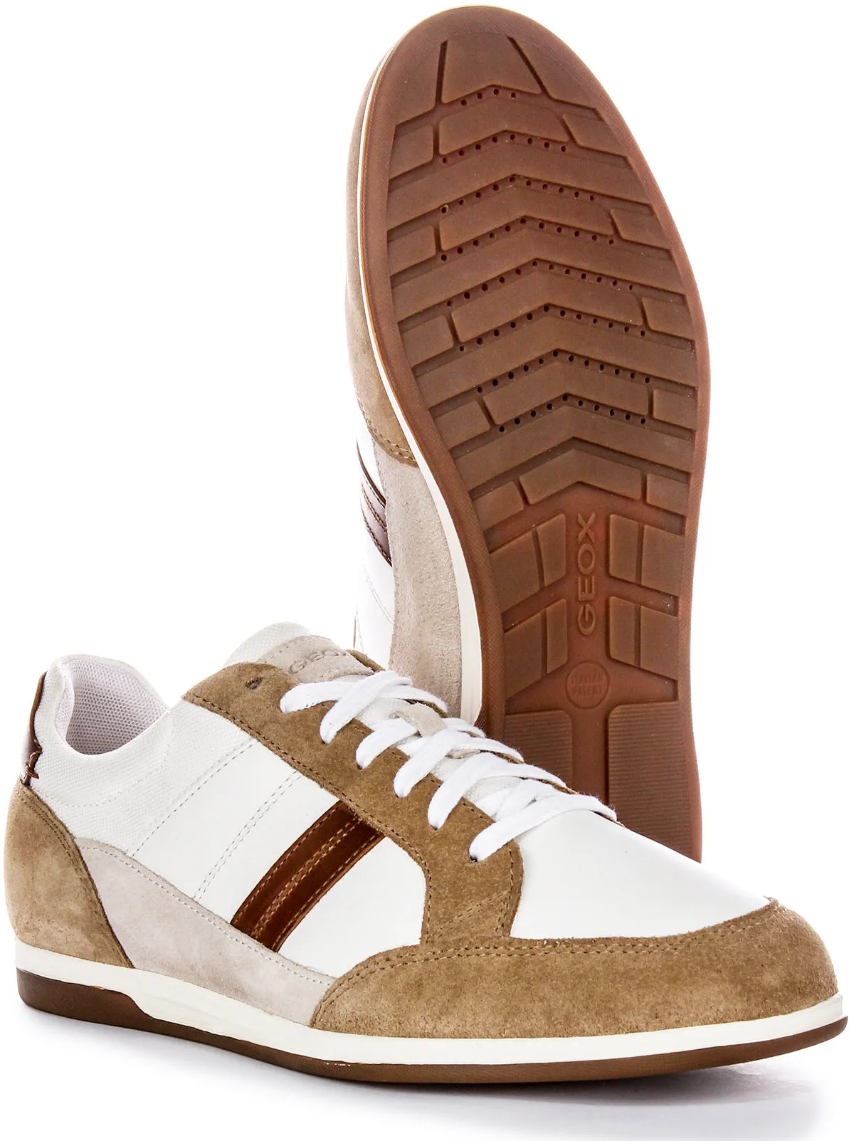 Ultra Resilience Geox U Renan A In White Brown For Men