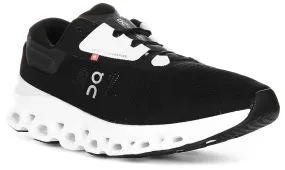 On Running Cloudstratus 3 In Black White For Men Secure Feel Smooth ride