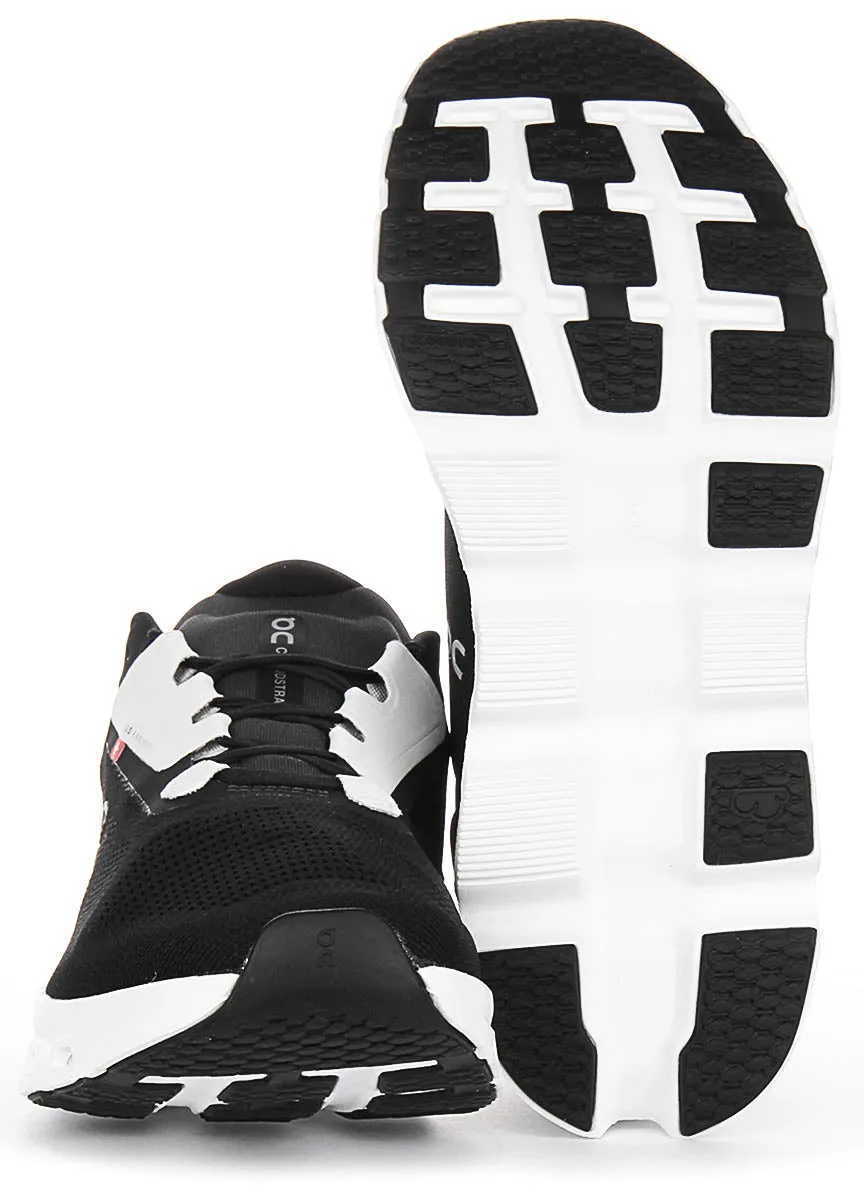 Ultra Tread On Running Cloudstratus 3 In Black White For Men