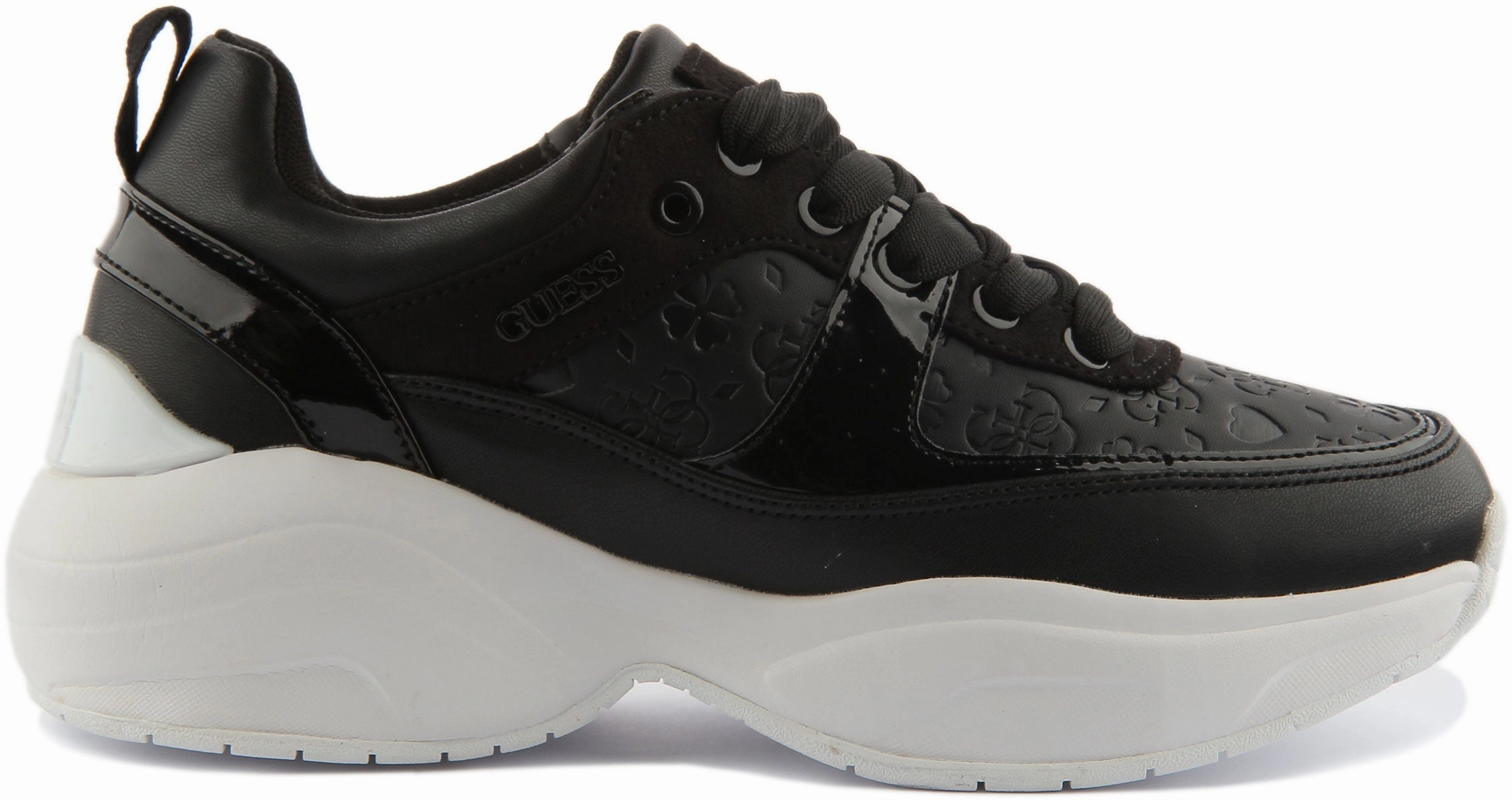 Ultra Tread Guess Masla 4G And Heart In Black White For Women