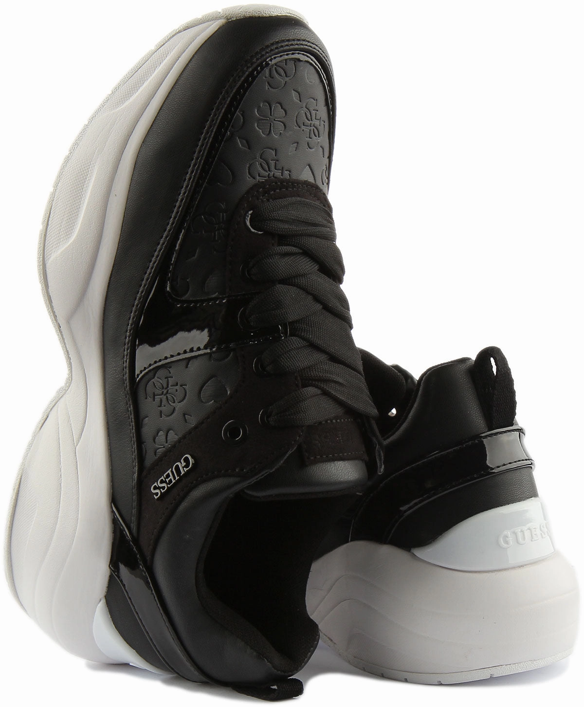 Ultra Tread Guess Masla 4G And Heart In Black White For Women