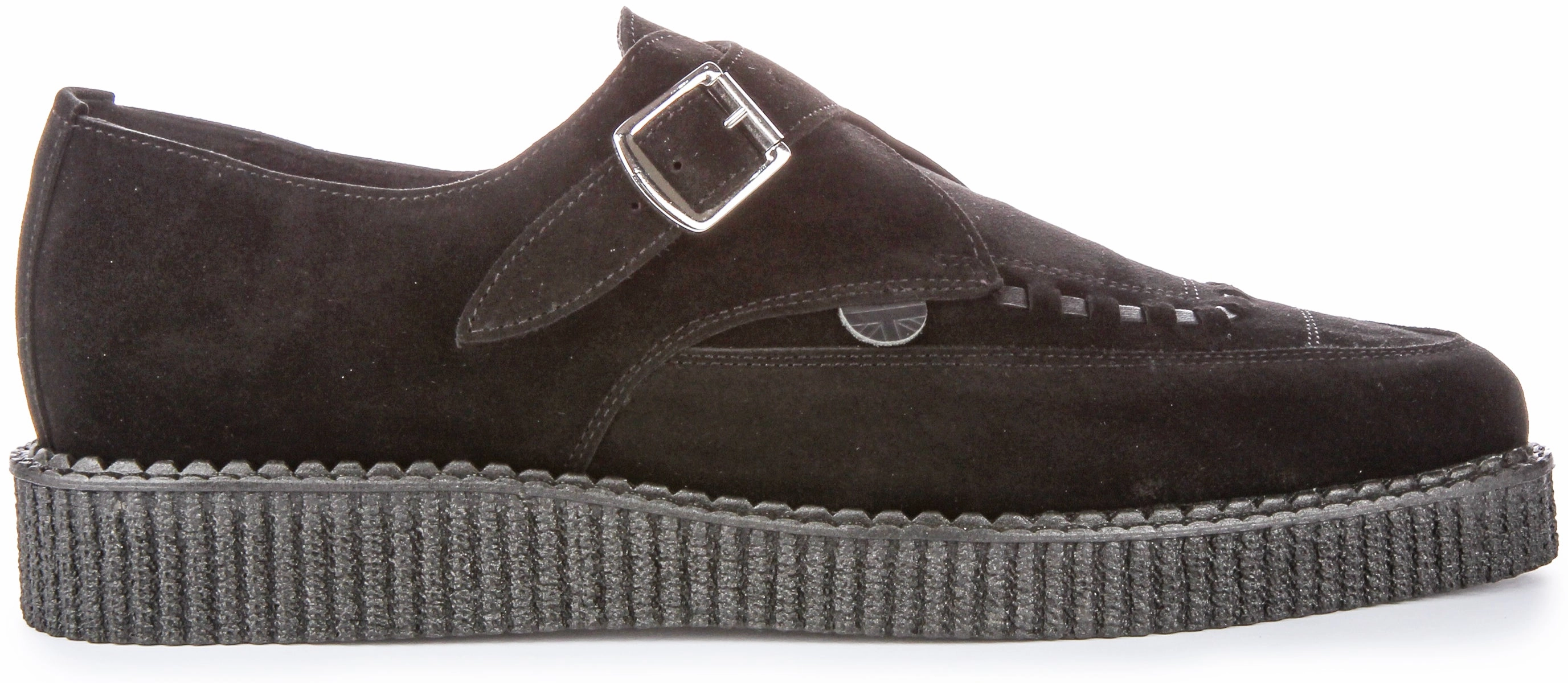 Underground Apollo In Black Suede | Made In England Feel Supported