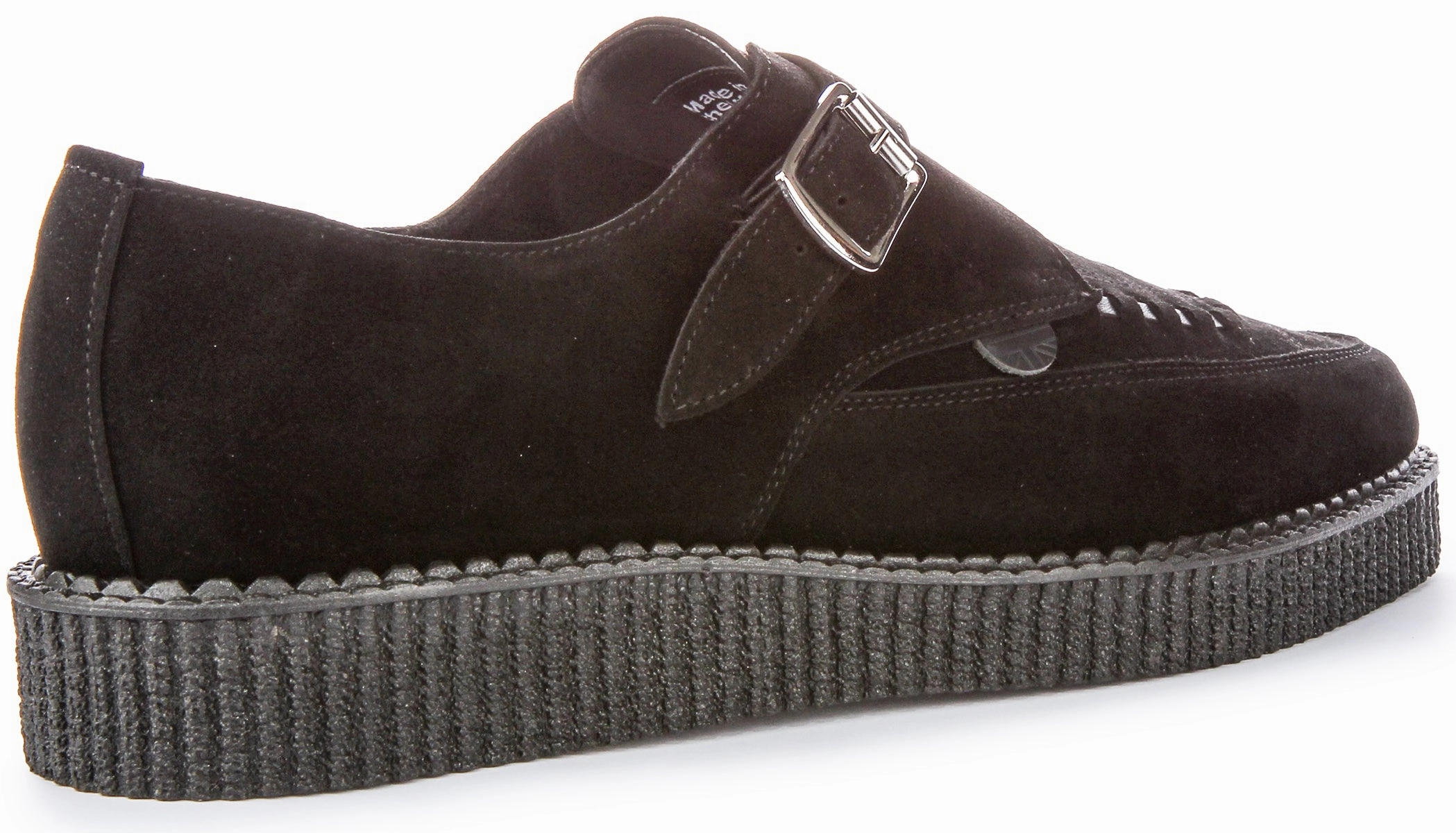 Underground Apollo In Black Suede | Made In England Feel Supported