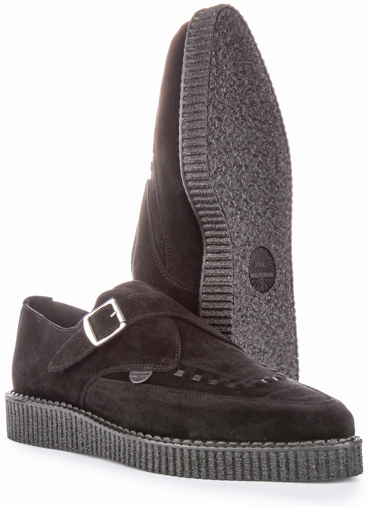 Underground Apollo In Black Suede | Made In England Feel Supported