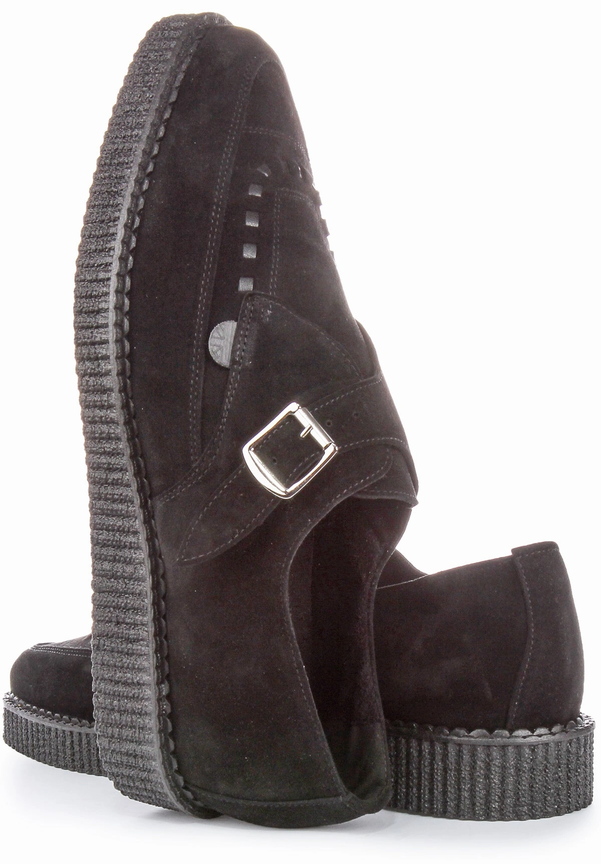 Underground Apollo In Black Suede | Made In England Feel Supported