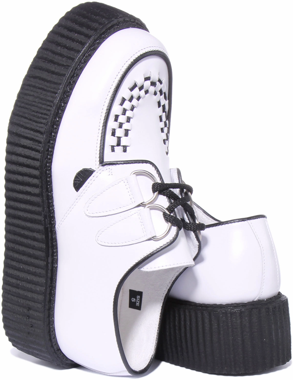 Underground Wulfrun D In White Soft Leather