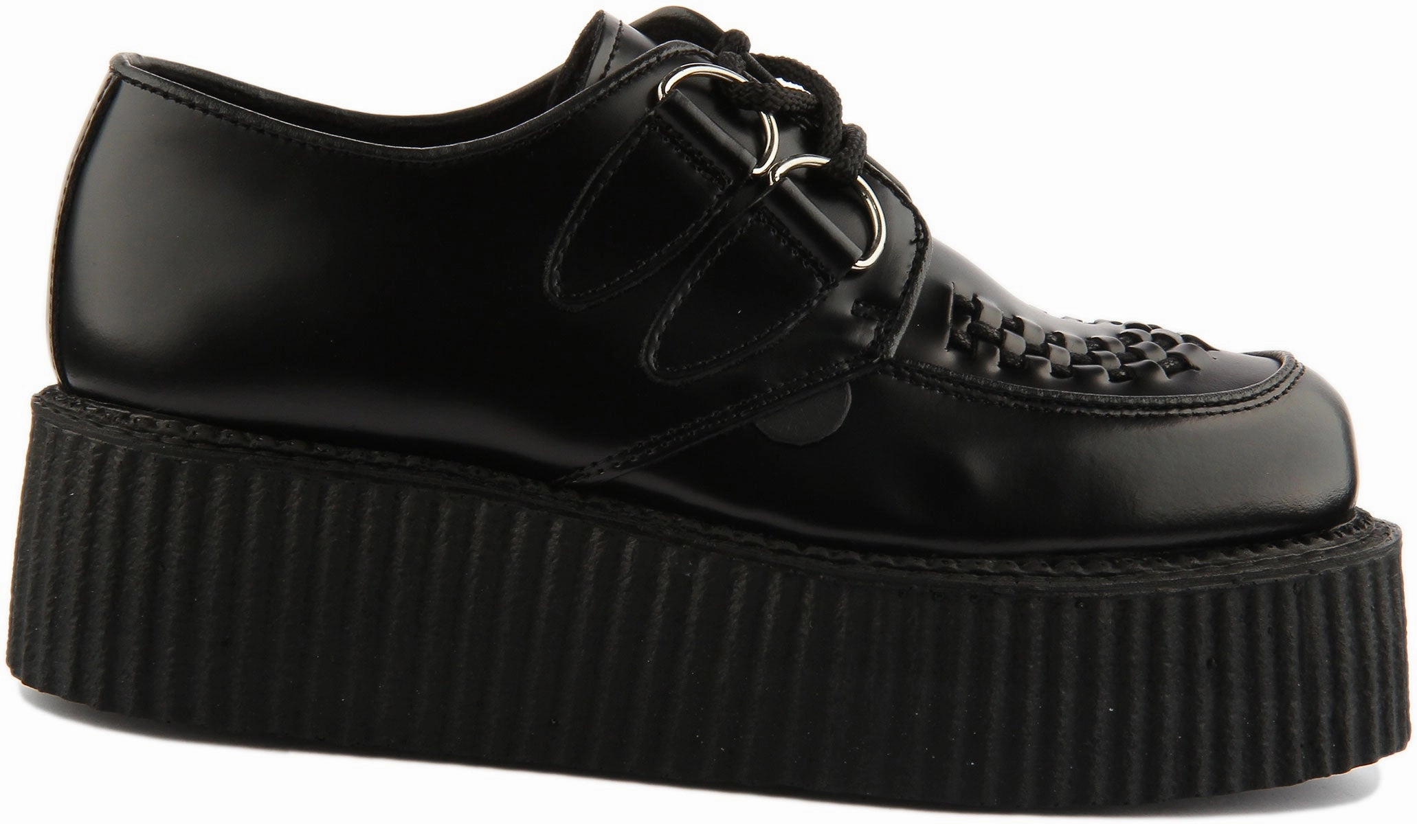 Underground Wulfrun Double In Black Leather Soft Leather