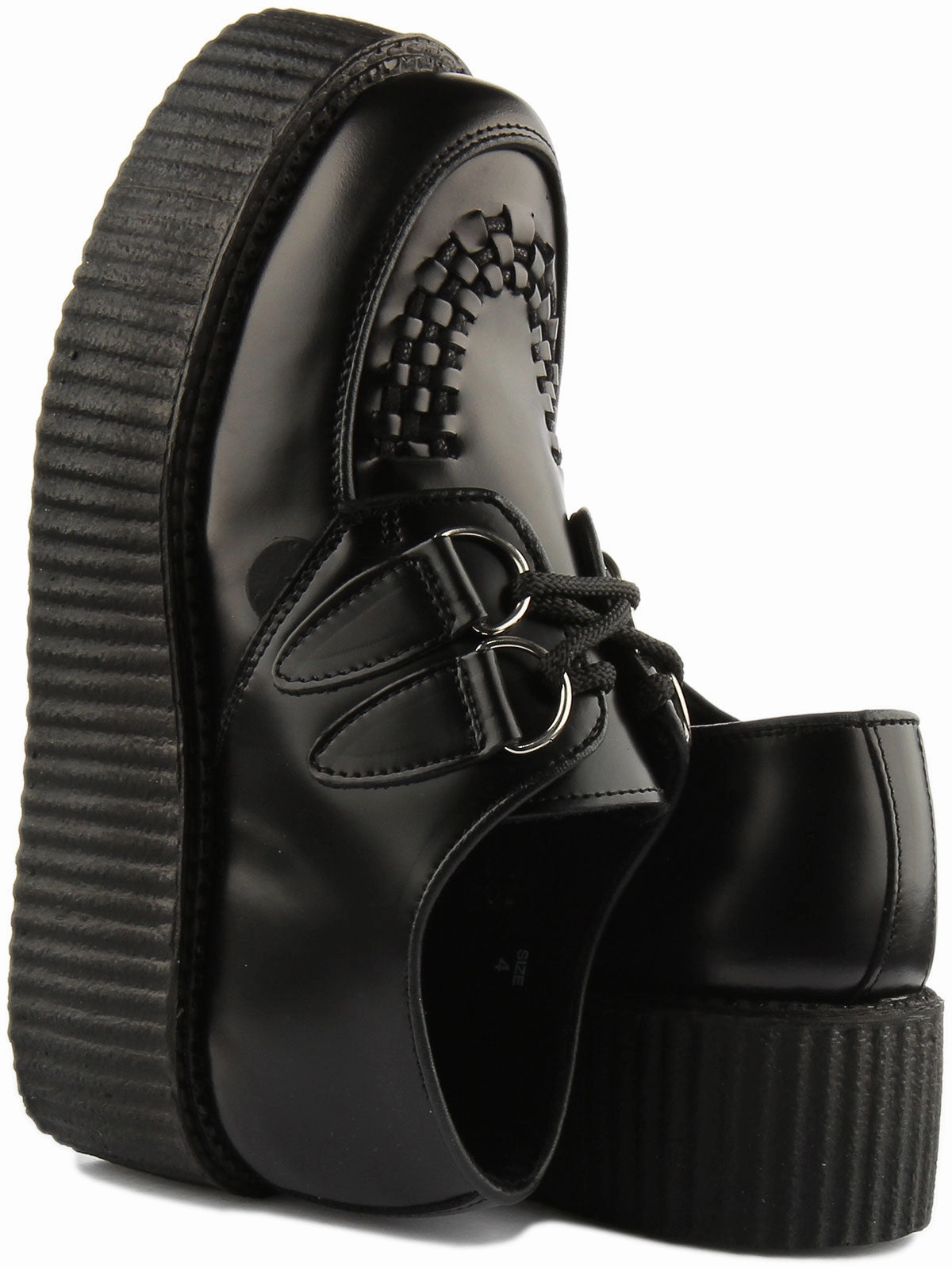 Underground Wulfrun Double In Black Leather Soft Leather