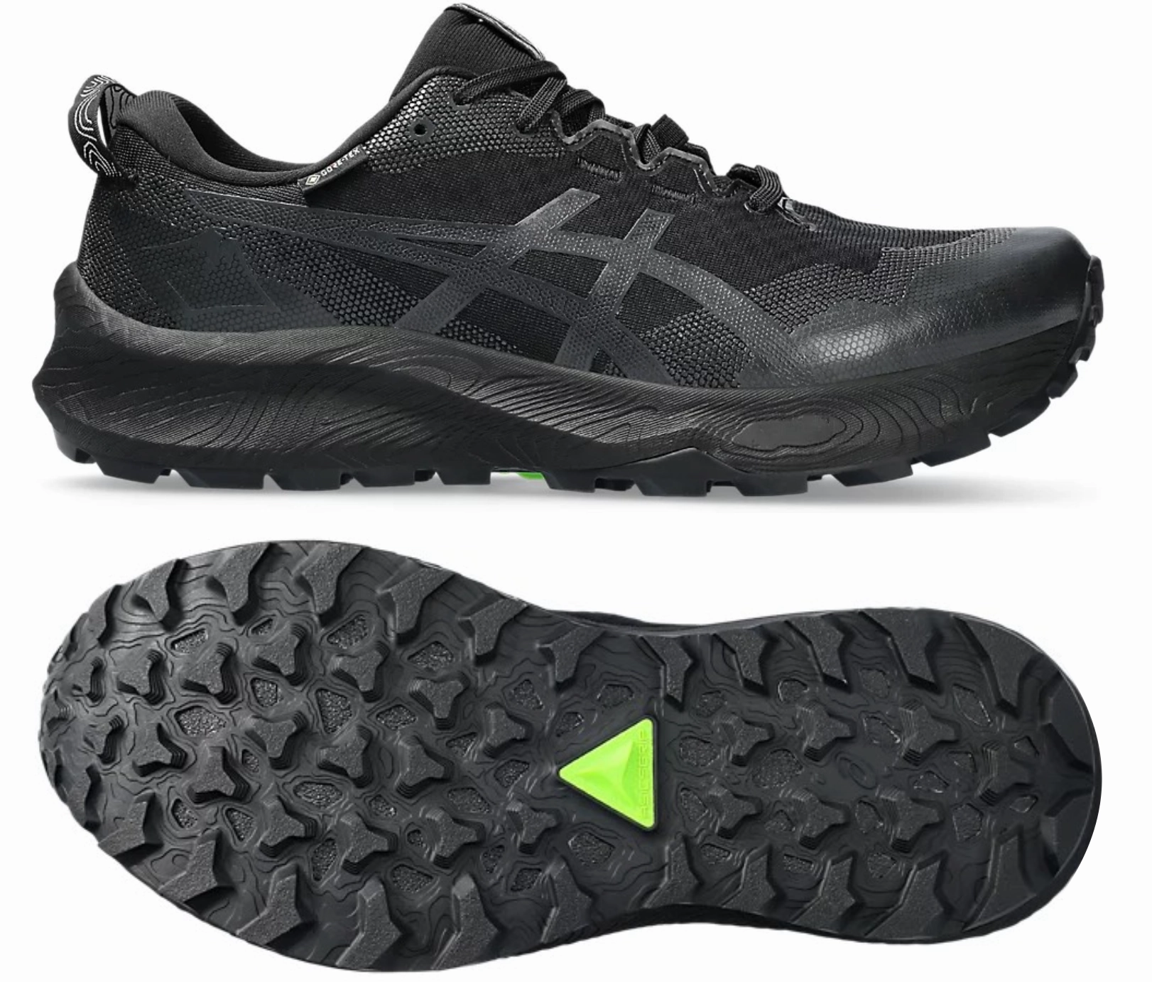 Smart Comfort ASICS Gel Trabuco 12 G-TX (Black/Graphite Grey) Mens