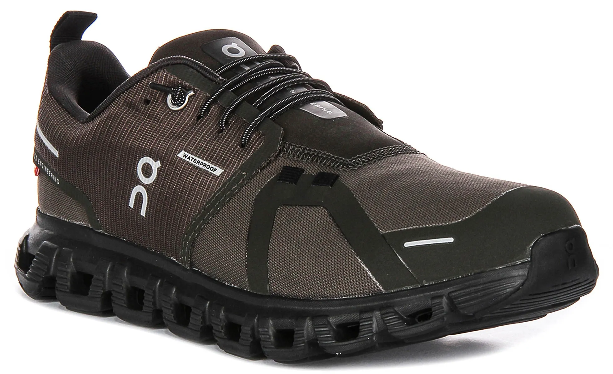 On Running Cloud 6 Wp In Black Charcoal For Men Tight Wrap Durable Fabric