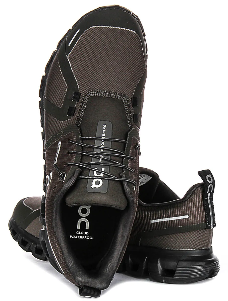 Unmatched Grip On Running Cloud 6 Wp In Black Charcoal For Men