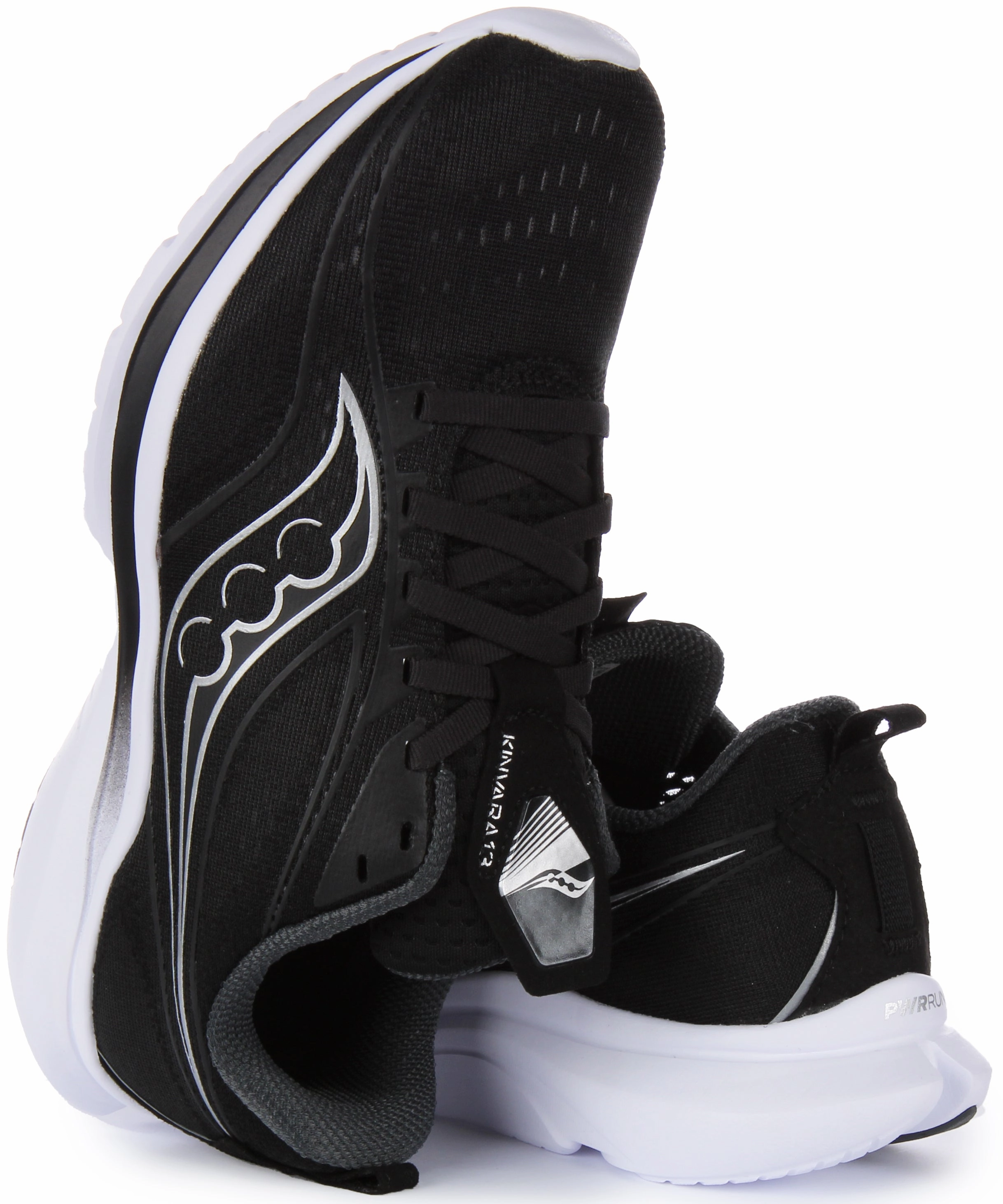 Upper Grip Saucony Kinvara 13 In Black Silver For Women