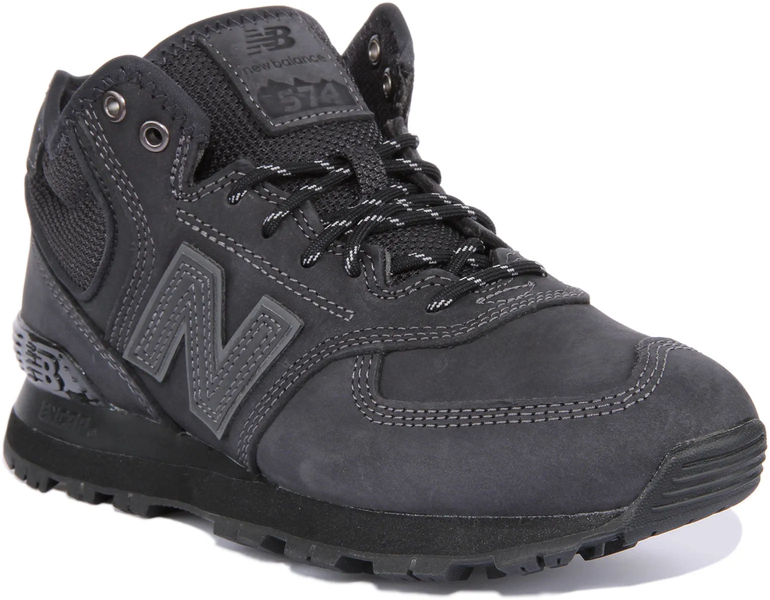 New Balance U574 HMA Boots In Black For Women Smooth Form
