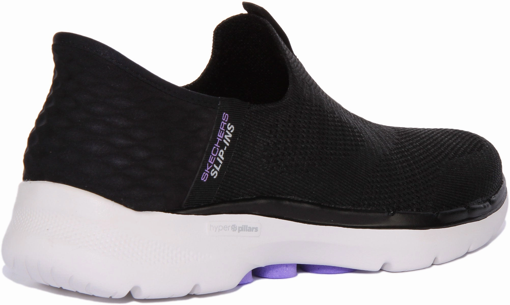 Urban Comfort Skechers Go Walk 6 Slip Ins Black White For Women