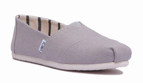 Toms Morning Dove In Grey Comfort Walk Fit Relax Step Shoes