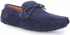 Justinreess England Cruz In Navy For Men Edge Step Dirt Guard