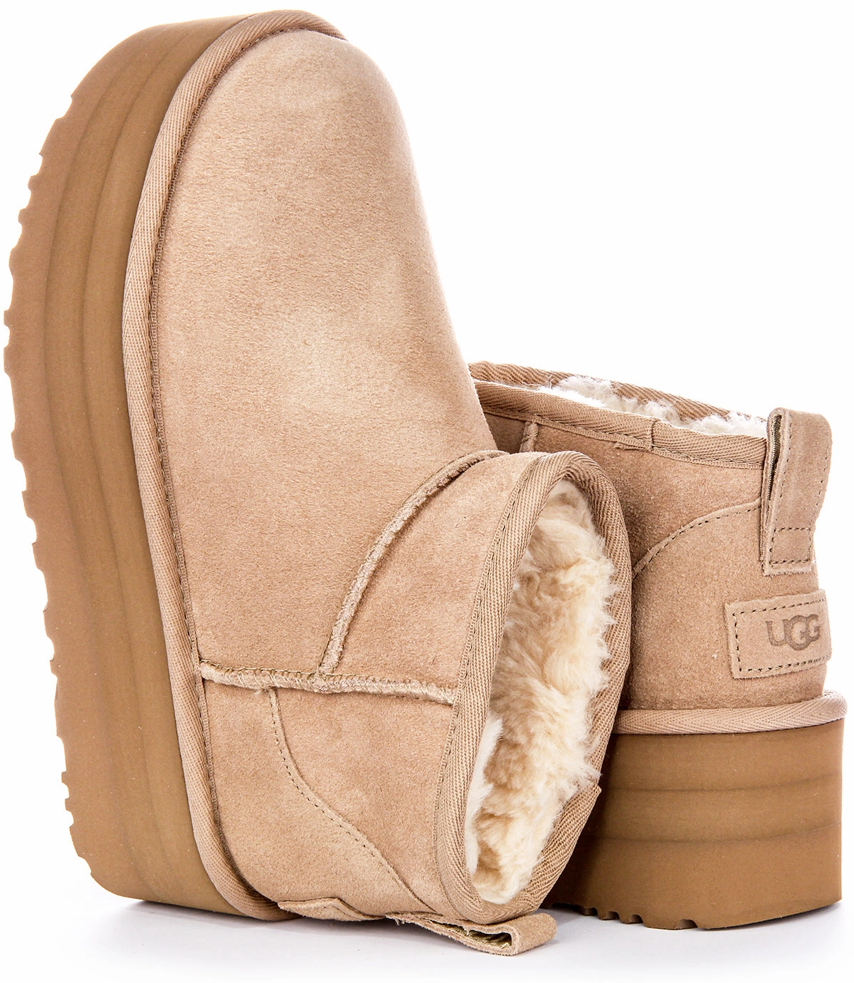 Urban Glide Step Ugg Australia Clas Ultra Mini In Sand For Women
