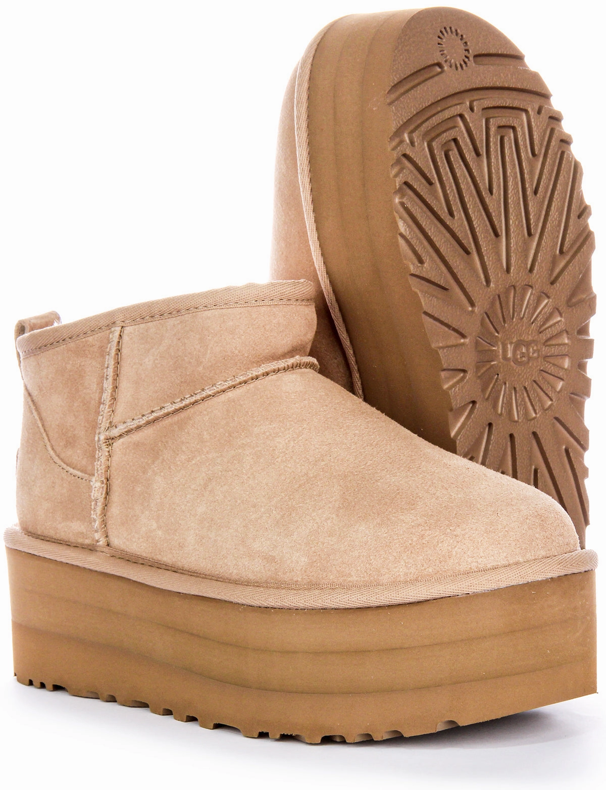 Urban Glide Step Ugg Australia Clas Ultra Mini In Sand For Women