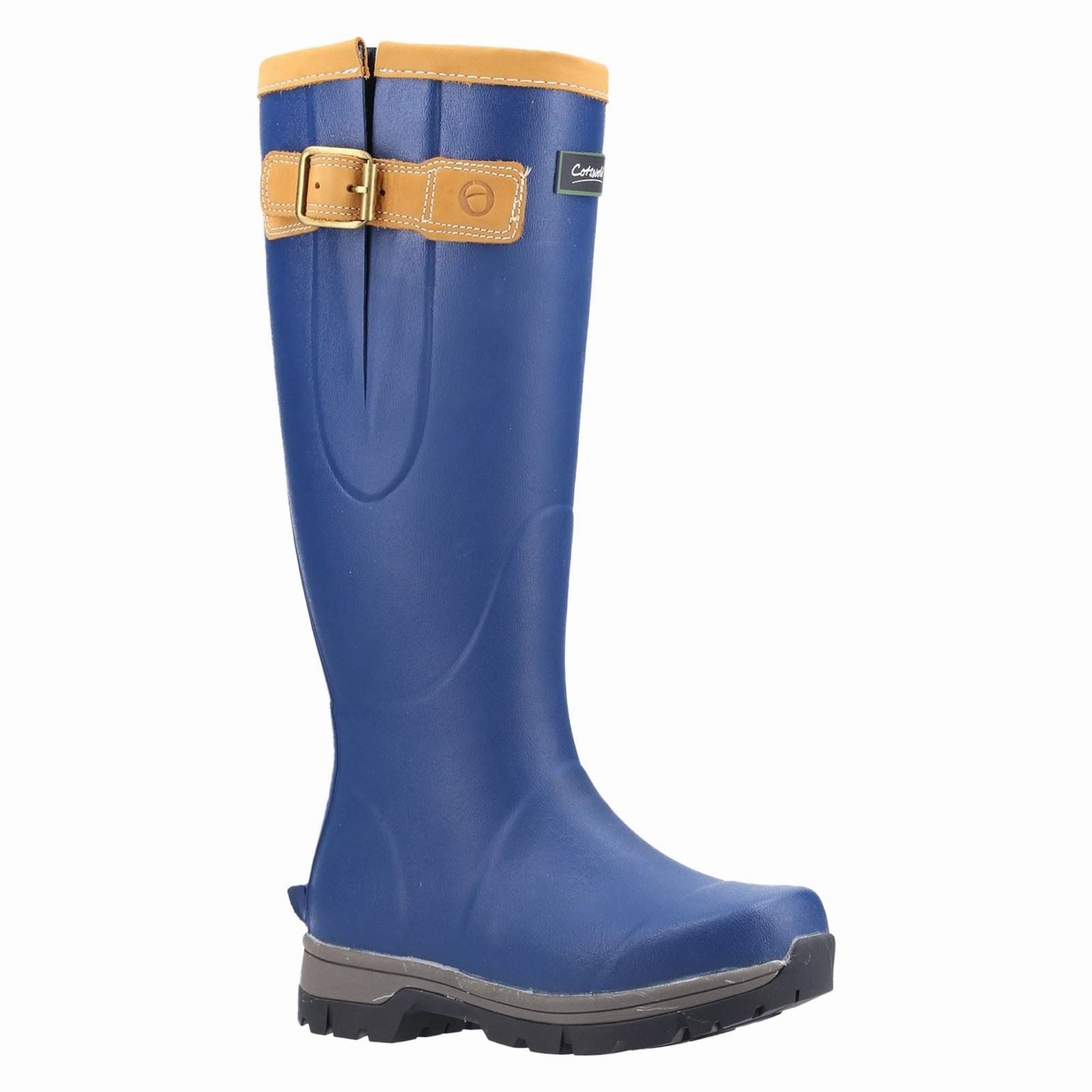 Urban Grip Step Cotswold Stratus Rubber Blue Wellington Boots