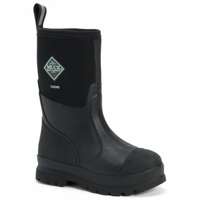 Active Walking Footwear Weather Ready Protection Muck Boots Chore Classic Mid Synthetic Black Wellington Boots