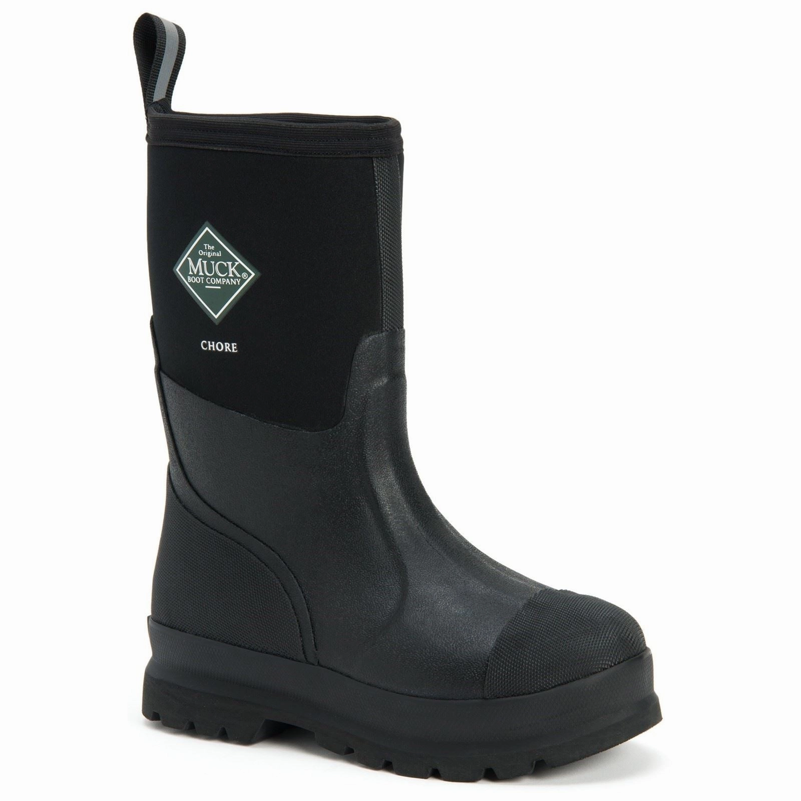 Active Walking Footwear Weather Ready Protection Muck Boots Chore Classic Mid Synthetic Black Wellington Boots
